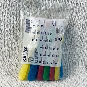 IKEA Flatware Kids Unisex OS Multicolor KALAS 901.929.62 Plastic Utensils Set